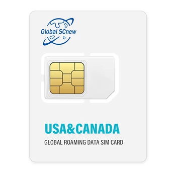 ABD Kanada sım kart Ön Ödemeli 5 ~ 30 Gün Destek eSIM Sınırsız Veri 4G Operatör Veri Dolaşım Seyahat İçin