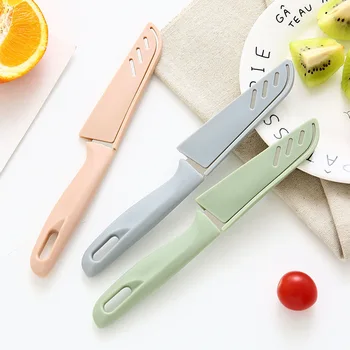 Çok fonksiyonlu paslanmaz çelik meyve bıçağı sebze kesmek için, taşınabilir soyma bıçağı ev mutfak için