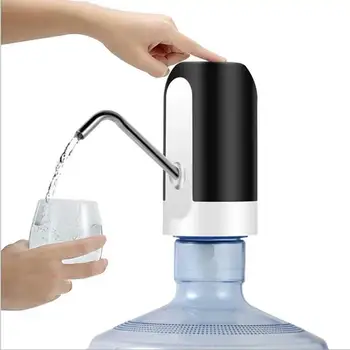 Su Şişesi Pompası USB Şarj Otomatik Elektrikli su sebili Kablosuz pompa şişesi Su Pompası Otomatik Anahtarı İçme Dağıtıcı