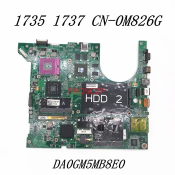 CN - 0M826G 0M826G M826G DELL 1737 1735 Laptop Anakart İçin Yüksek Kalite DA0GM5MB8E0 İle PM45 HD3650 GPU 100 % Tam İyi Çalışıyor