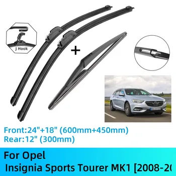 Opel Insignia için Sports Tourer MK1 Ön arka cam silecek lastikleri Fırça Kesici Aksesuarları J U Kanca 2008-2017 2014 2015 2016 2017