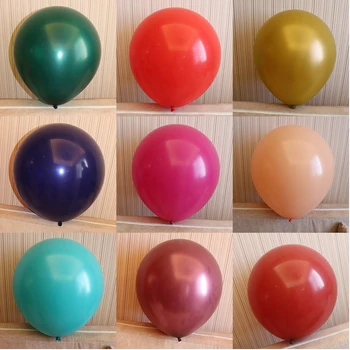 18 İnç Noel Cadılar Bayramı dekorasyon balonu Topu Helyum Şişme Büyük Lateks Balonlar Doğum Günü Partisi Dekorasyon İçin