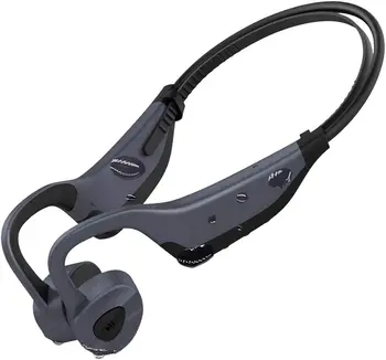 Su geçirmez MP3 IPX8 Dalış Yüzme Kulaklık 16GB Bluetooth Çalar Kemik İletim Kablosuz Kulaklık Sörf APE FLAC WMA W