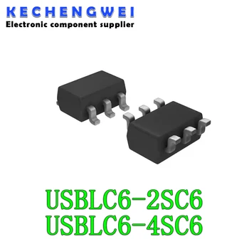10 ADET USBLC6-2SC6 SOT23-6 USBLC6 USBLC6-4SC6 SOT UL26 SOT23 yeni ve orijinal IC