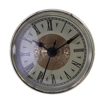 Klasik Saat Zanaat Kuvars Hareketi 2.76 İnç (70mm) Yuvarlak Saatler Kafa Ekleme Roma Numarası
