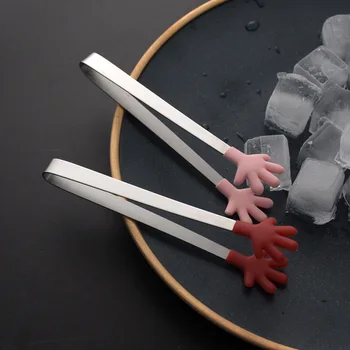Silikon Yaratıcı Küçük Şeker Tutucu gıda maşası Maşa Şeker Buz Küpü Ekmek Salata Kelepçe Ev Mutfak Pişirme Aksesuarları