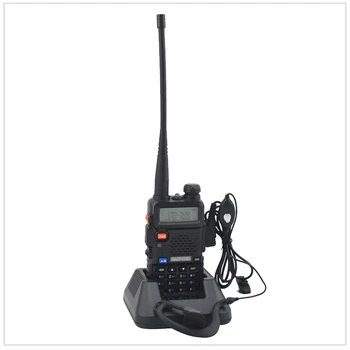Baofeng Dual Band UV-5R walkie telsiz Çift ekran 136-174/400-520 MHz iki yönlü telsiz ücretsiz kulaklık ile BF-UV5R 888 s