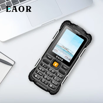 EAOR IP68 Sağlam Telefon 2G Açık Cep Telefonu Su Geçirmez Anti-fall Tuş Takımı Telefon 3000mAh Özellikli Telefonlar Bar Telefon Güç Bankası