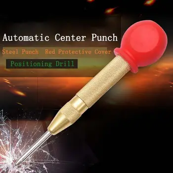 Otomatik Merkezi Pin Punch Yaylı İşaretleme Başlangıç Delik Aracı Ahşap pres İşaretleyici Ahşap Aracı Matkap Ucu