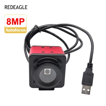 REDEAGLE Endüstriyel 8MP IMX179 Otomatik Odaklama USB Webcam PC Video Canlı Toplantı Akışı Güvenlik Kamera