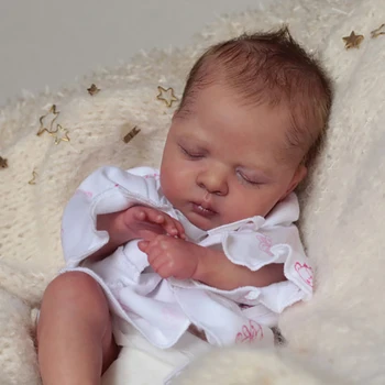 12 İnç Mini Yeniden Doğmuş Bebek Kiti Luna Bitmemiş DIY Bebek Parçaları