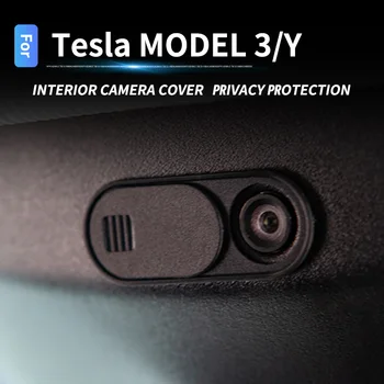 Tesla Modeli 3 Y 2021 2022 kamera kılıfı Araba İç Kamera koruma kapağı Güçlendirme Aksesuarları Araba Malzemeleri