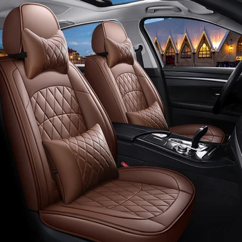 Deri araba koltuğu kapağı Mercedes E-CLASS için E200 E250 E300 E400 E450 E500 W210 W211 W212 W213 Araba Aksesuarları