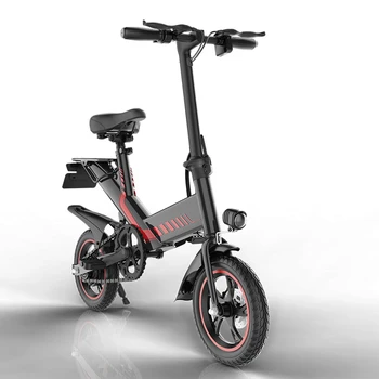 Y2 48V 7.5 Ah Akıllı E Bisiklet 400W Arka Süspansiyon disk fren Katlanabilir E Bisiklet Mini Katlanır Elektrikli Bisiklet