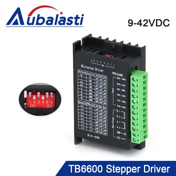 Aubalasti TB6600 Step Motor Sürücü Yükseltme Nema17 Nema23 42/57/86 4.0 A 0-42VDC için 3D Yazıcı ve CNC Oyma Makinesi