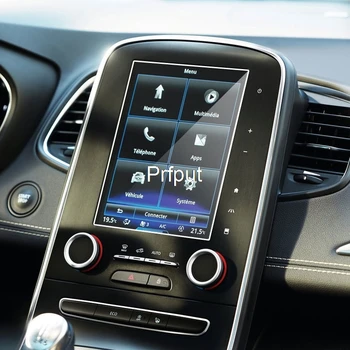 Renault Scenic 2016-2021 için Araba GPS navigasyon filmi LCD ekran Temperli cam koruyucu film Anti-scratch Film Aksesuarları