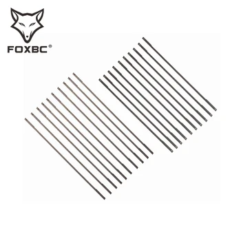 FOXBC 168mm 6-1/2 İnç Başa Çıkma Testere Bıçakları, Pimler Arasında 6-1 / 2 İnç Uzunluğunda, 0.125 İnç x 020 inç x 15 TPI (10 ADET), 18TPI(10 ADET)