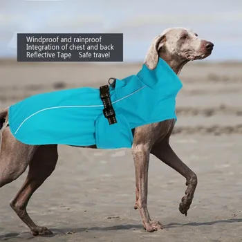Pet Köpek Yağmurluk Yansıtıcı Su Geçirmez Pet Yağmurluk Küçük Orta Büyük Köpekler için Açık Pet Yavru Köpek Giyim Köpek Giyim