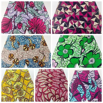 Yeni İyi Afrika Balmumu Aakara Pagne 100 Pamuk Malzeme Gerçek Baskılar Batik Yeni Yeşil Gana Nijeryalı Moda Yeni Claiss 6 Yard Dikmek İçin