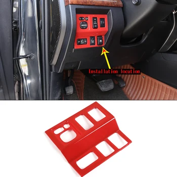 2014-2021 Toyota Tundra için ABS far anahtarı düğmesi kontrol paneli dekoratif çerçeve otomotiv iç aksesuarları