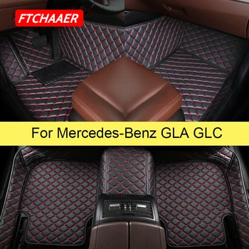 FTCHAAER Araba Paspaslar Mercedes-Benz GLA GLC Otomatik Ayak Coche Aksesuarları Halı