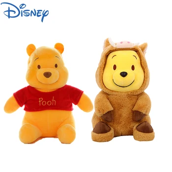 35-50cm Disney Winnie The Pooh peluş oyuncak Dönüşümü Bebek Yaban Domuzu Sevimli Yumuşak Doldurulmuş Hayvan Kawaii Doğum Günü Süslemeleri Hediye