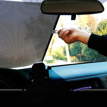 Araç ön camı Güneş Şemsiyeleri Perdeler Araba Güneşlik Ön Cam Güneş Gölge Koruma UV Engelleme Soğutma Araba