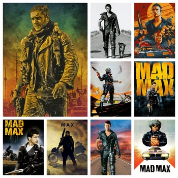 DIY Mad Max Filmler Elmas Rhinestones Boyama Mel Gibson Film Çapraz Dikiş Nakış Resim Mozaik Matkap Zanaat yatak odası dekoru