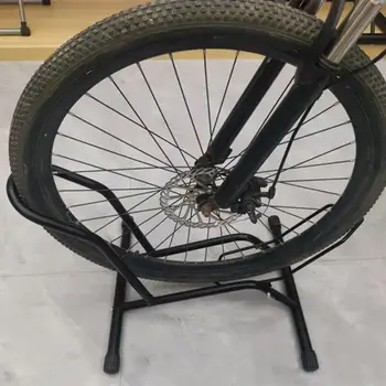Taşınabilir Bisiklet Kat Park Raf Depolama Standı Bisiklet Tutucu MTB Yol Bisikleti için Kapalı Açık