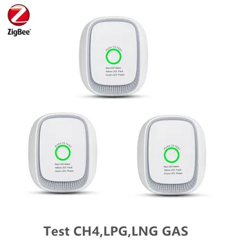 Heıman Zigbee3. 0 CH4,LPG LNG Yanıcı Gaz Kaçak Dedektörü İle Uyumlu SmartThing Deconz Ve Ev Asistanı