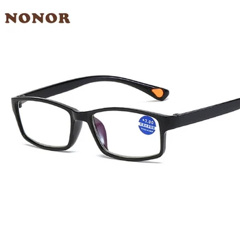 NONOR Unisex Ultra hafif okuma gözlüğü Anti mavi ışık presbiyopik gözlük Hipermetrop Gözlük Okuyucular 1.0 1.5 2.0 2.5 3.0