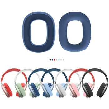 AirPods Max için 1 Çift Yumuşak Kapak Kulaklık Kulaklık Silikon Yedek Yastık Kulak Pedleri