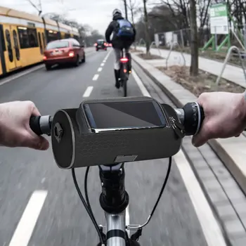 Bisiklet Çantası Bisiklet Gidon Çantası Su Geçirmez Telefon Ön şasi çantası Dokunmatik Ekran İle 2 İn 1 Depolama Bisiklet Bisiklet Aksesuarları