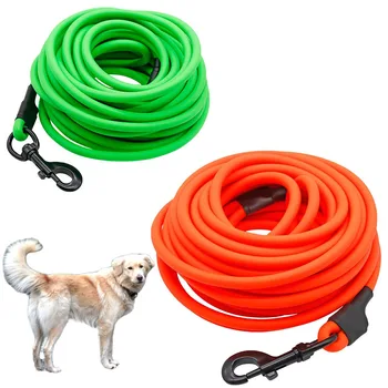 Su geçirmez PVC Pet köpek tasması 5 m 10 m küçük Büyük Yavru Köpek Tasma Geri Çağırma Eğitim Takip İtaat Uzun Kurşun kolay temiz Halat