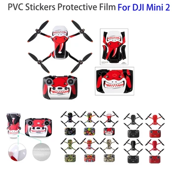DJI Mini 2 için PVC Çıkartmalar koruyucu film Çizilmeye dayanıklı Çıkartmaları Cilt Aksesuarları DJI Mini 2 Drone Aksesuarları