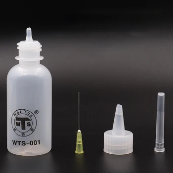 50ml Plastik Akı Şişe İğne Ucu Rosin Şişe temizleme sıvısı Alkol Yağ Dağıtıcı Şişe Temizleyici DIY Onarım el aletleri