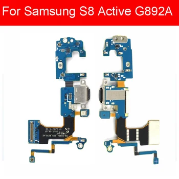 USB Şarj Jakı Dock Kurulu Samsung Galaxy S8 Aktif G892A USB Şarj Portu Flex Şerit Kablo Değiştirme Onarım Parçaları