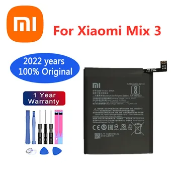 2022 Yıl Xiao Mi Orijinal Telefon Pil BM3K 3200mAh Xiaomi Mi Mix İçin 3 Mix3 Yüksek Kaliteli Yedek Pil + Araçları