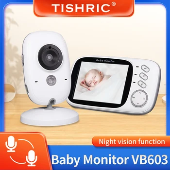 VB603 Kablosuz Video Elektronik Bebek Monitörü Kamera 3.2 İnç LCD 2 Yönlü Ses Konuşma Gece Görüş Bebek Güvenlik Koruma