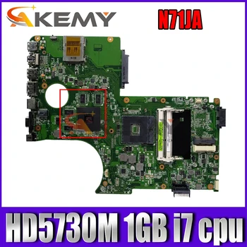 N71JA ANA KURULU REV: 2.1 For ASUS N71JA N71JQ X77JA Laptop Anakart HD5730M 1GB Destek ı7 cpu