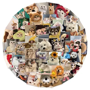 10/30/53 adet Kawaii Köpek Kedi Çıkartmalar Sevimli Karikatür Çıkartmaları Telefon Dizüstü Telefon Dizüstü Bisiklet Komik Hayvanlar Çocuklar Sticker DIY Oyuncak