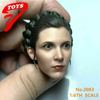 1/6 ölçekli kadın Leia kafa heykel modeli için uygundur 12 inç yüksek temperatureTBLeague Phicenaction grafik vücut