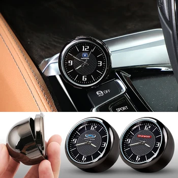 1 adet Mini Saat Araba İç Mekaniği Kuvars Saatler Volkswagen Polo Passat B7 T4 T5 Golf Tiguan Jetta Gol Aksesuarları