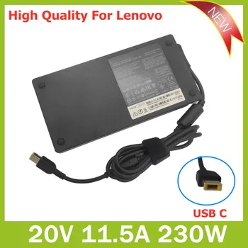 Orijinal 230 W 20 V 11.5 A USB AC Adaptör Şarj İçin Lenovo THİNKPAD ADL230SLC3A ADL230SCC3A 02DL143 02DL144 Laptop Güç Kaynağı