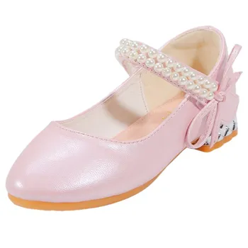 Çocuk Aurora Pompaları Çocuklar Prenses Okul Mary Jane Takozlar Küçük Kızlar Yaz Bale Glitter Ayakkabı Parti Elbise Topuklu Sandalet