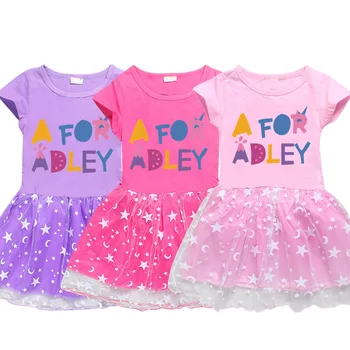 Yeni 3D elbiseler Çeşitli stilleri elbiseler için Bir Adley Kız Elbise yaz elbisesi bebek kız giysileri çocuklar kızlar için elbise