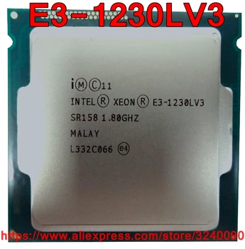 Orijinal Intel CPU Xeon E3-1230LV3 İşlemci 1.80 GHz 8 M 25 W Dört Çekirdekli E3 1230LV3 LGA1150 ücretsiz kargo E3-1230L V3 E3 1230L V3