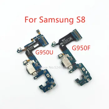 1 adet Orijinal USB Şarj Şarj Portu dock konektör esnek kablo Samsung Galaxy S8 G950F G950U G950N G9500 Değiştirin