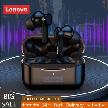 Lenovo LP70 ANC TWS Bluetooth 5.2 Kulaklık Akıllı Gürültü İptal HİFİ Ses Kablosuz mikrofonlu kulaklıklar Handfree Kulakiçi