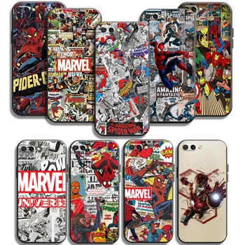 Marvel Avengers LOGO Telefon Kılıfları Huawei Onur İçin P30 P30 Pro P30 Lite Onur 8X9 9X9 Lite 10i 10 Lite 10X Lite Carcasa